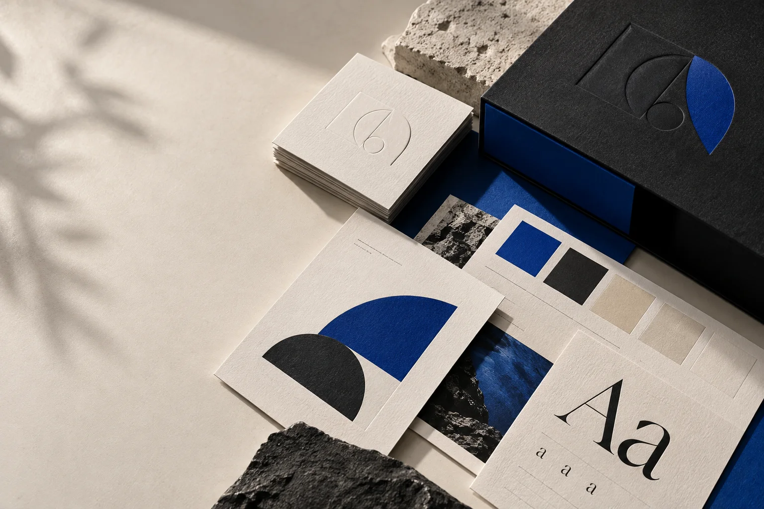 Brand identity visual system