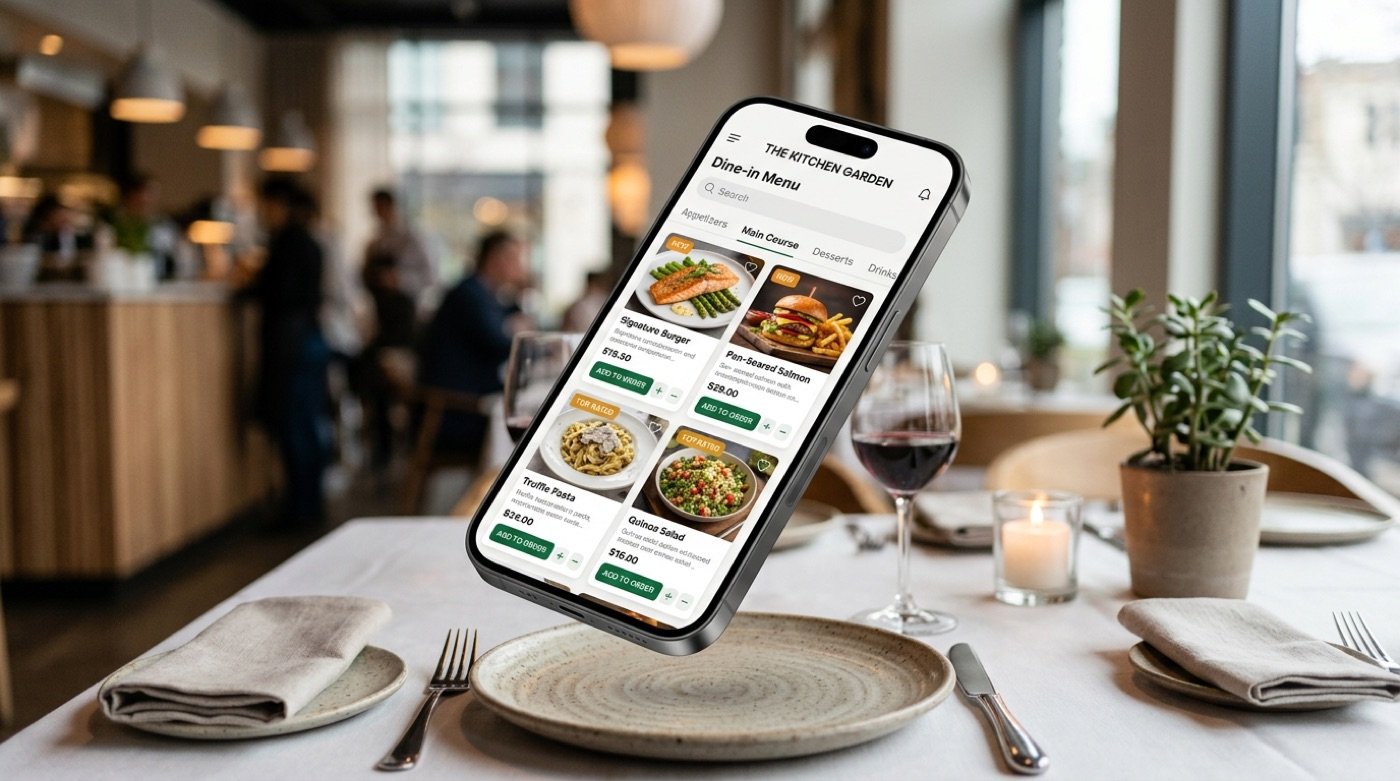 Concept Work - Mobile QR Web Menu